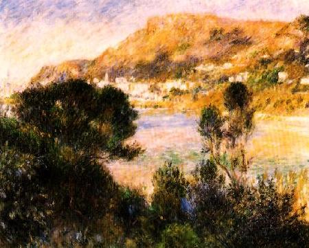 Pierre Renoir The Esterel Mountains Norge oil painting art